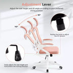 Chaise de bureau ergonomique en maille avec accoudoirs – Chaise d'ordinateur ergonomique