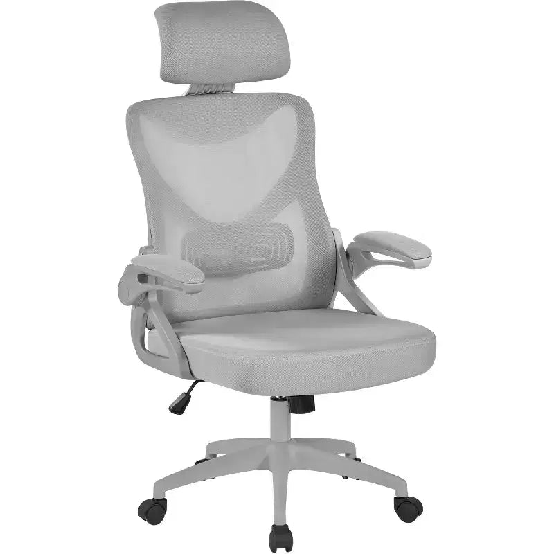 Chaise de bureau ergonomique en maille avec accoudoirs – Chaise d'ordinateur ergonomique