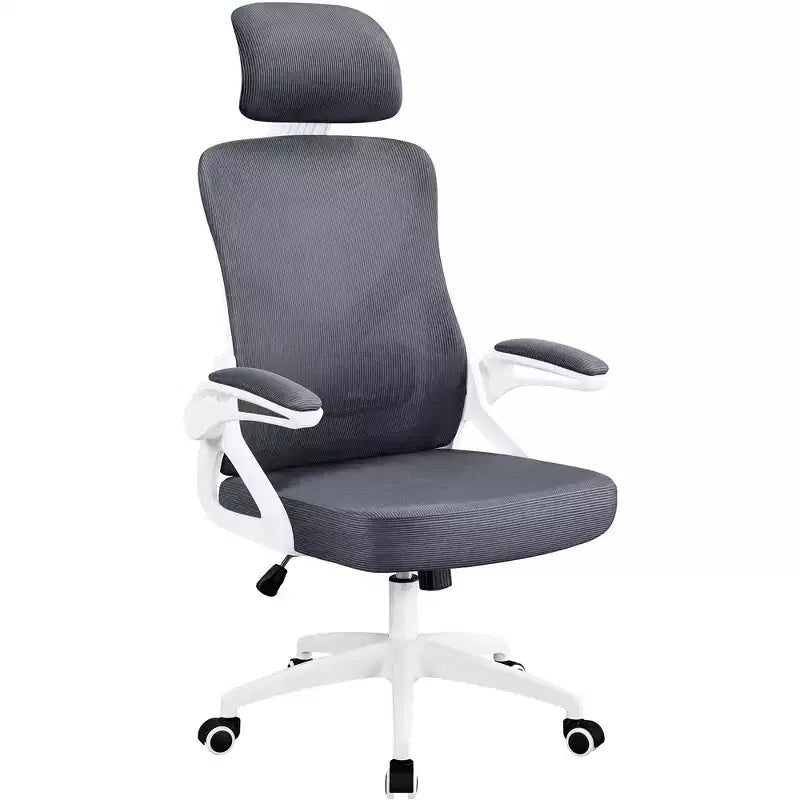 Chaise de bureau ergonomique en maille avec accoudoirs – Chaise d'ordinateur ergonomique