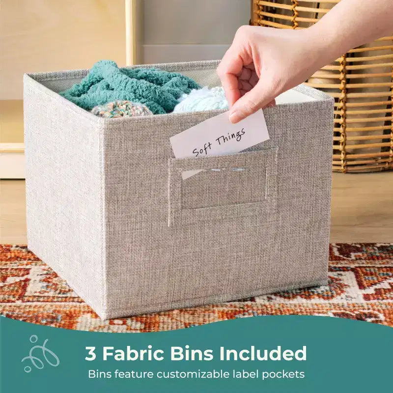 Meuble de rangement en bois pour enfants à 2 étagères et 5 compartiments de 76 cm – Bibliothèque pour salle de classe