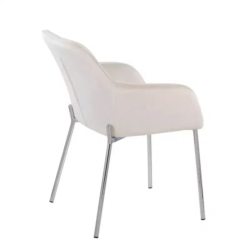 Lot de 2 Chaises de Salle à Manger Modernes en Velours avec Cadre en Acier