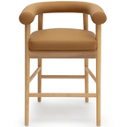 Tabouret de comptoir de salle à manger Aksel Nordic Clean Design, finition douce et neutre