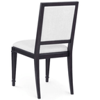 Fauteuil Jackson Rubberwood Néoclassique Héritage avec Pieds Courbés