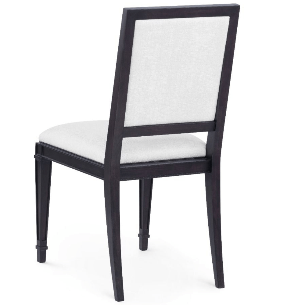 Fauteuil Jackson Rubberwood Néoclassique Héritage avec Pieds Courbés