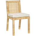 Chaise de salle à manger Whitney Rattan légère et robuste